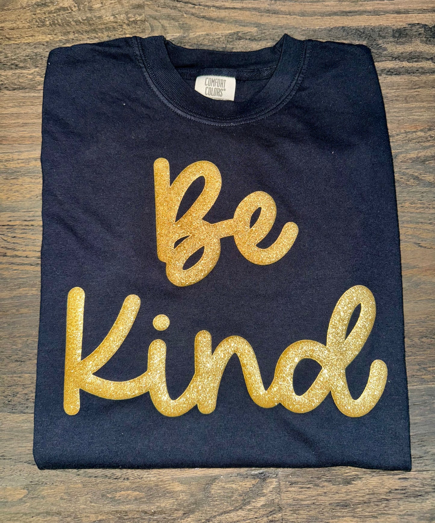 Be Kind Gold Glitter