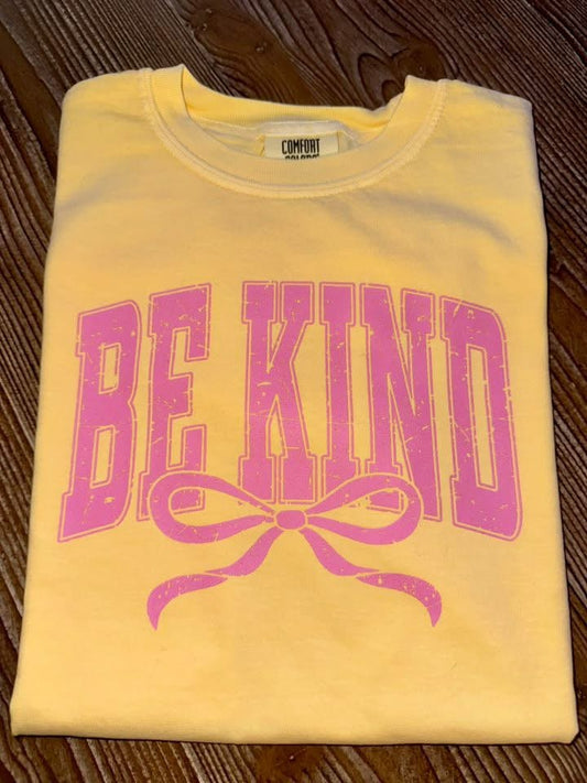 Be Kind pink bow