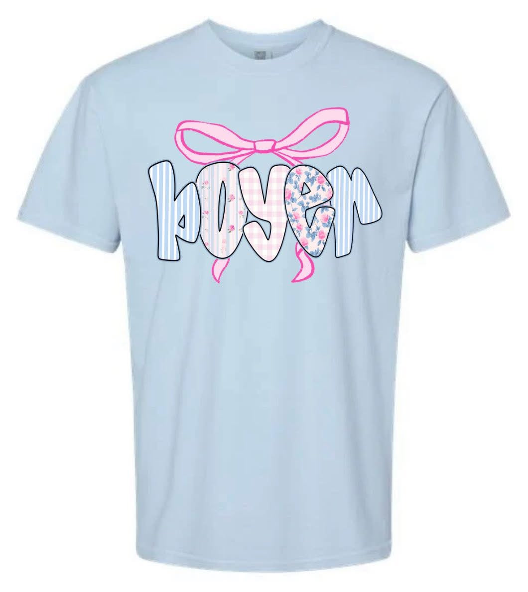 Boyer pink bow