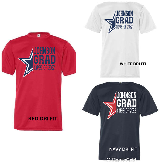 Dri-Fit grad shirts