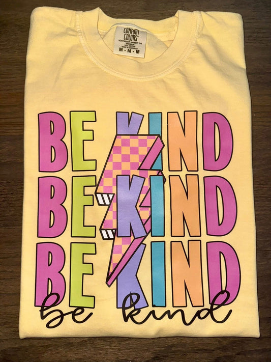 Be Kind lighting bolt