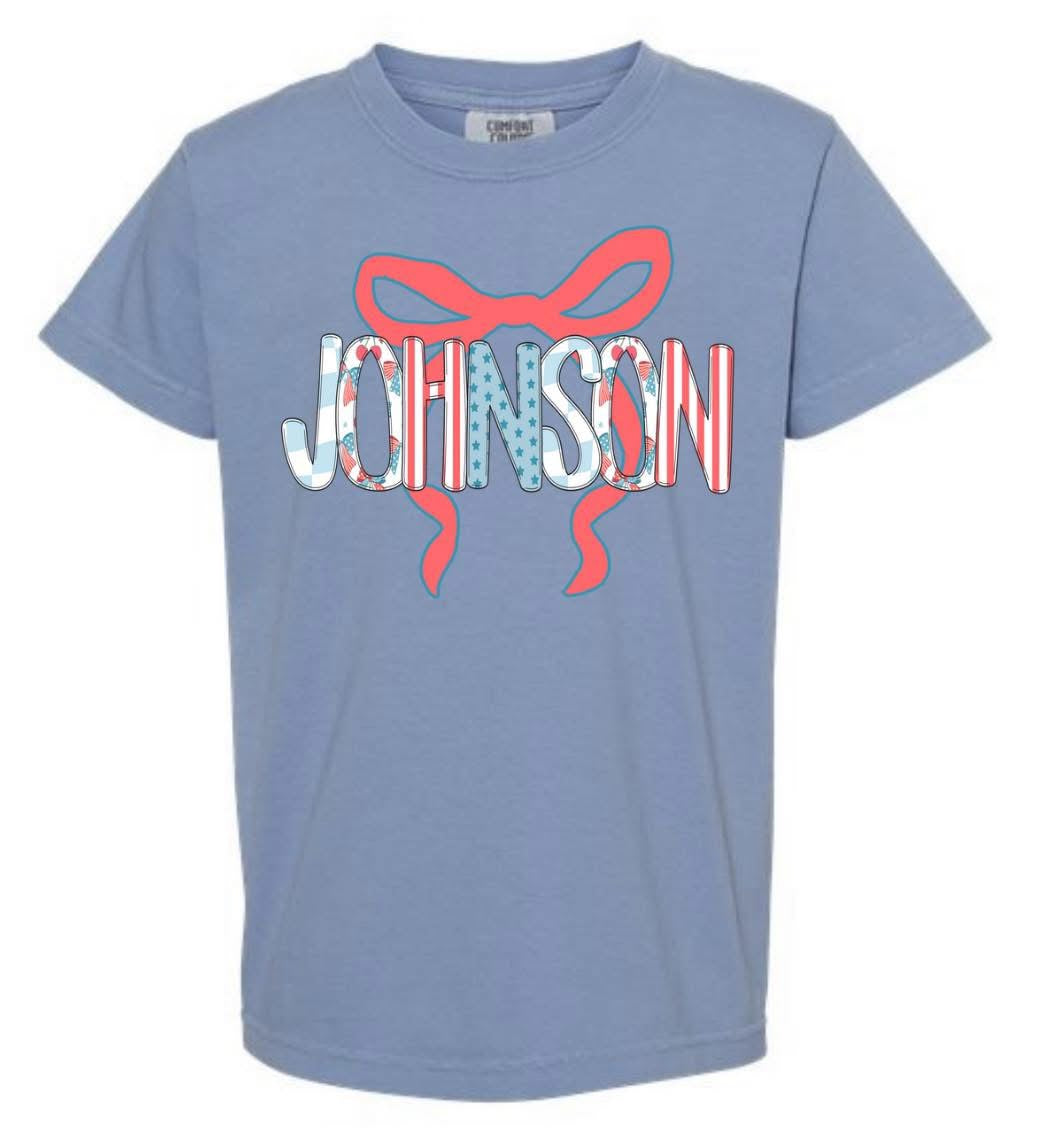 Johnson bow shirt