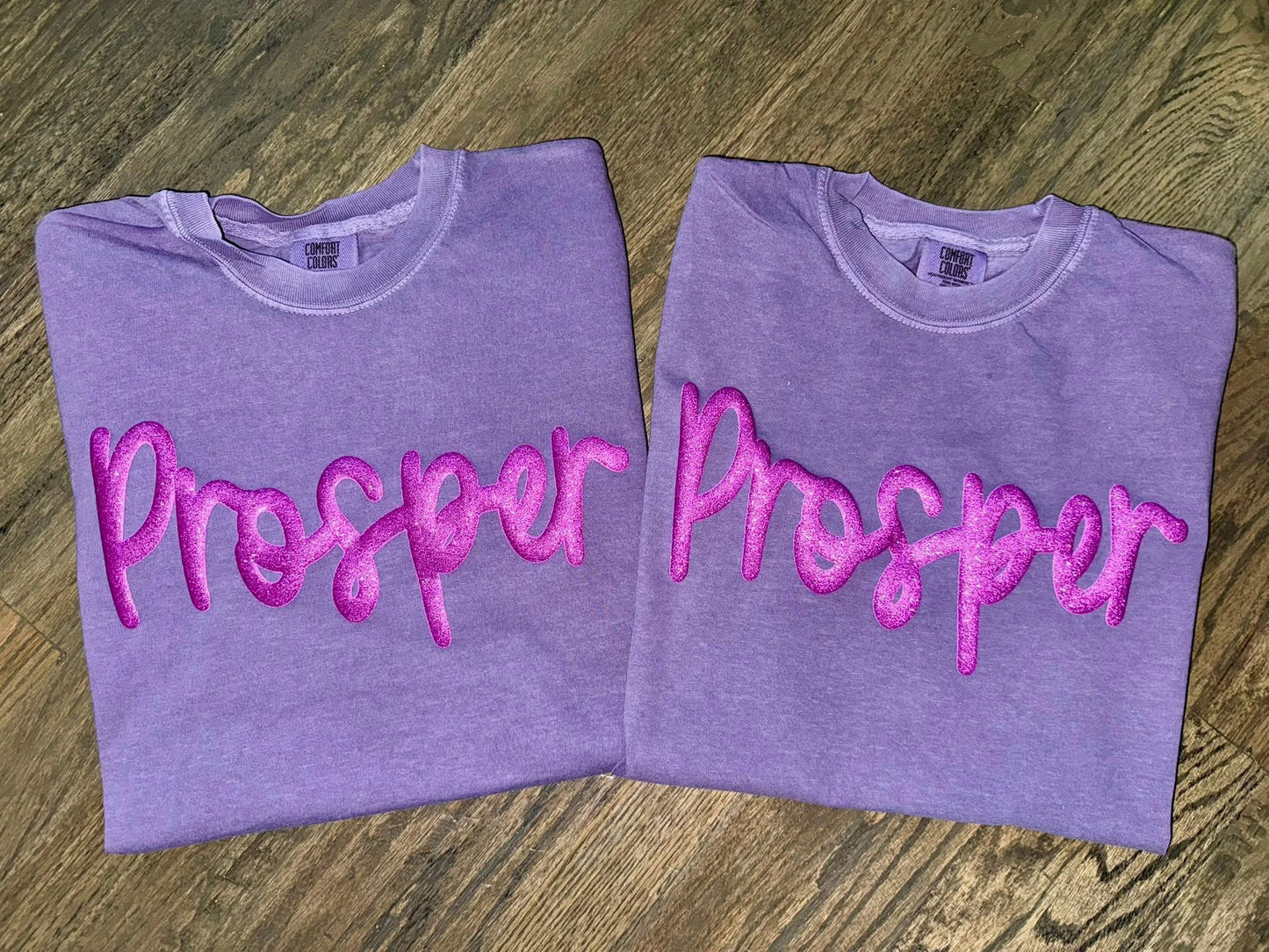 Purple metallic puff prosper