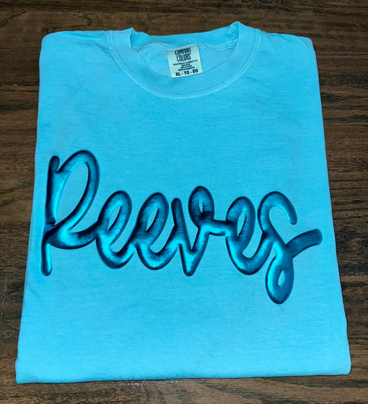 TEAL on TEAL reeves shirt
