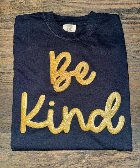 Be Kind Gold Glitter