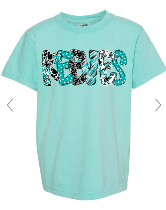 Reeves pattern on chalky mint