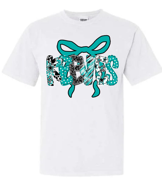 Reeves Teal Bow