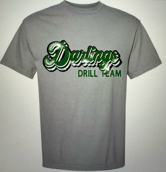 Darlings Grey drill team shirt